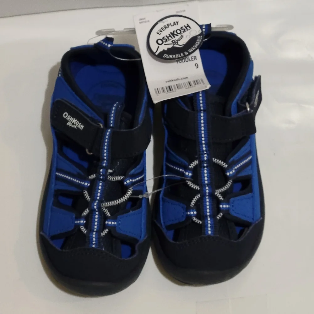OshKosh B'gosh Toddler‎ Everyplay Flexible Outsole Bump Toe Sandal Blue